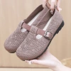 The new genuine soft-soled shoes for middle-aged and elderly mothers from Beijing are breathable and woven. They are light, casual and can be worn on one foot Specification image
